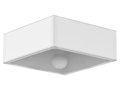 Compact Glass Flush Mount 3D model