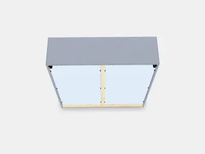 HAVSTA Glass-door cabinet with plinth 1 Low-poly 3D model