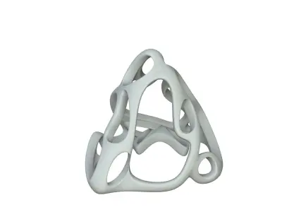 SciFi Cube Object No 62828 Low Poly Shape Low-poly 3D model