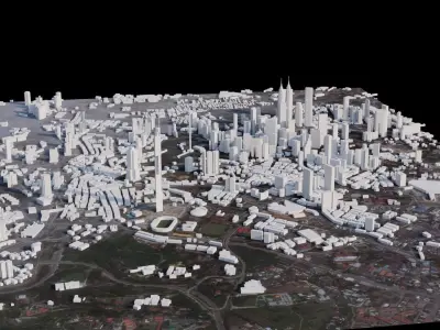 Kuala Lumpur - Malaysia 3D model