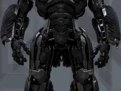 Transformers Optimus Primal ROTB 3D model