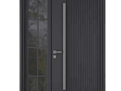 Entrance door set167 3D model