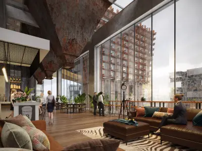 Industrial Redevelopment Mixed-Use Campus 3D model