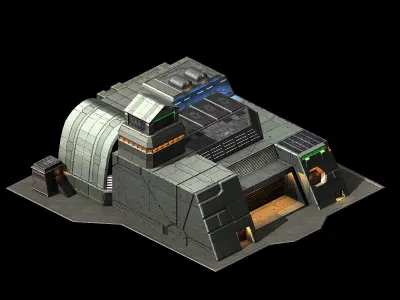 Future World - Black Market 03 3D model