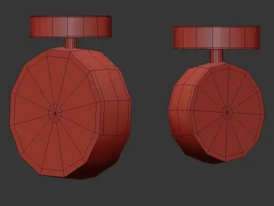 Myco K two rimmed lids 3D model