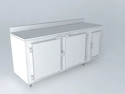 Kit704 lowboy 2 doors by Alex Marques Free 3D model