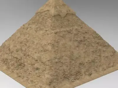Pyramid of Khafre Design 3D print model