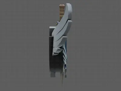 Symbol V01 Low-poly 3D model