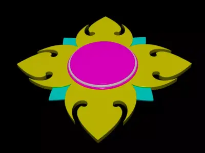 Kbach Khmer 06 3D model