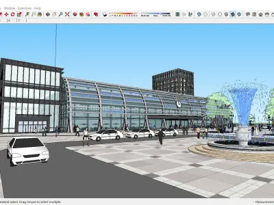 Sketchup Terminal C10 3D model