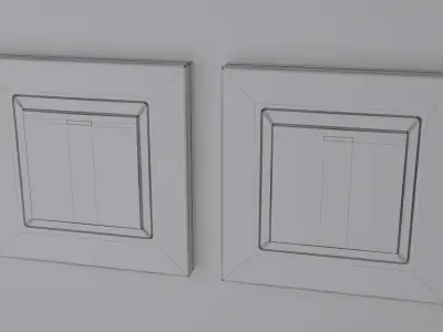 Retrotouch RTS2005 Mechanical Light Switch 1 Gang 3D model