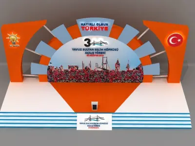 Special Outdoor Stage 105 3D model