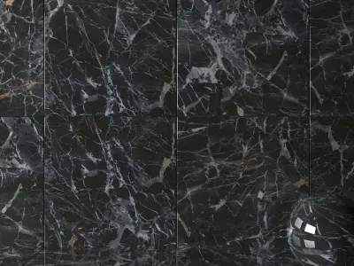Wall Tiles Museum Laurent Black 120x120 Texture