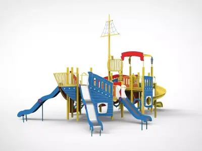 Playground for kids 3D model