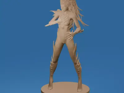 Sexy Alien Woman 3D print model