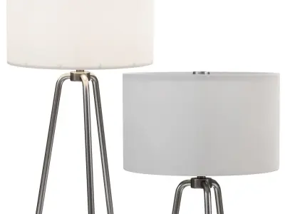 Gio Metal Table Lamp 3D model