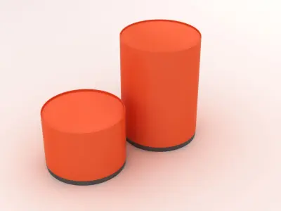 Kartell Cabinet Side Table 3D model