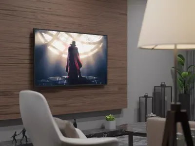 Modern a Living Room 3D model