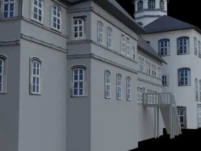 Castle building collection pack 3D model