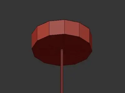 Pendant light 3D model 10