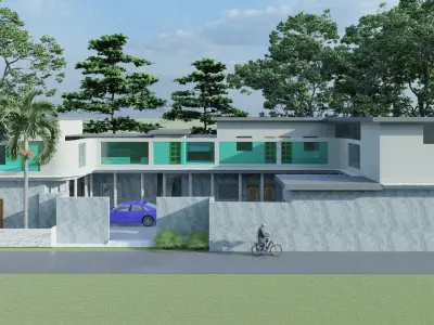 Modern House Design  3D print model