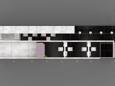 12M x 3M Exhibition Stall Design  3D model