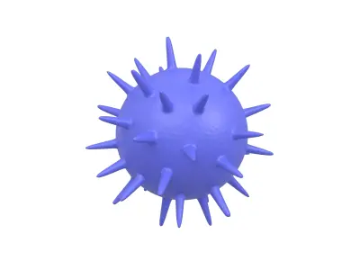 Virus v3 006 Low-poly 3D model