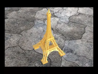 French Tour Eiffel 3D model