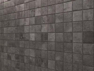 Yurtbay Seramik Ares Black Mosaic 3D model