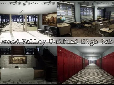 Redwood Valley Unified High School EducationalEnvironment 3D model