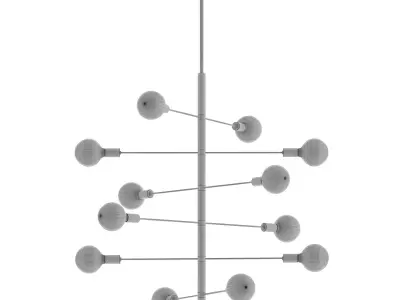 Mitzi Astrid 12 Light Chandelier 3D model