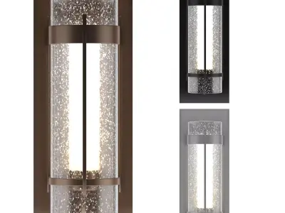 Hubbardton Forge Banded Seeded Glass Sconce 3D model