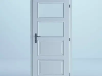 White Door 10 3D model