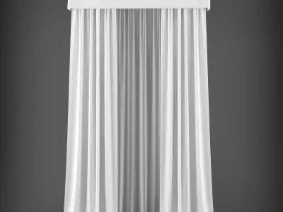 Curtain 3D model 285 Low-poly 3D model