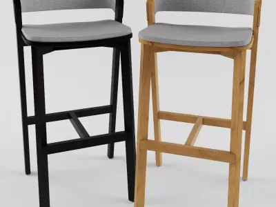 TON merano barstool 3D model