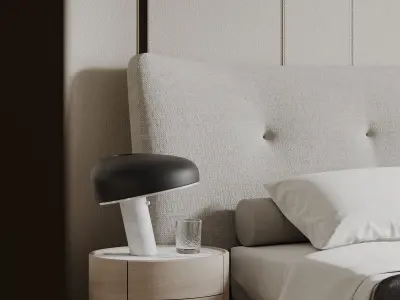 Bedroom interior scenes 3D model V6