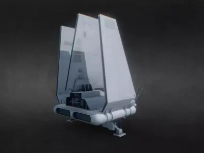 Star Wars - Imperial Lambda Shuttle 3D model
