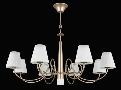 81429x Vortico Lightstar Chandelier 3D model