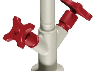 PVC Mixer Faucet 3D model