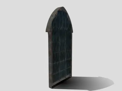 Generic Church Window Low-poly 3D model