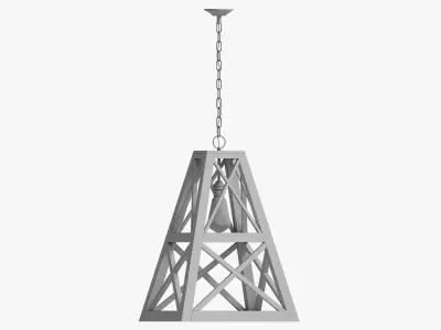 DERBY WOOD PENDANT 3D model