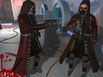 Sci Fi Medic Character Low-poly 3D model