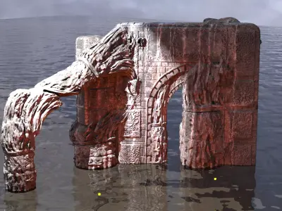 Dantes Inferno Depths Ruin 6 3D model