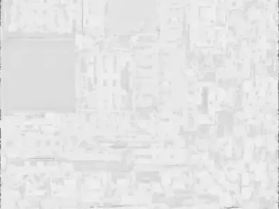 Destroyed Multi Story Apartment 3D Model Urban Ruin Low-poly 3D model