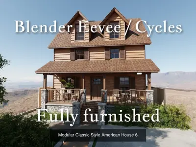 Modular Classic Style American medium 5 House pack