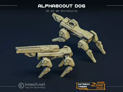 Alphascout Dog 3D print model
