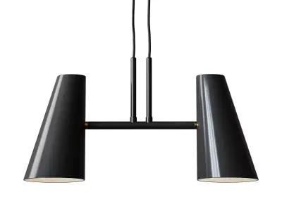 Cono pendant lamp 2 shades 3D model