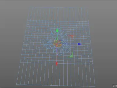 Pothole -design 1 Low-poly 3D model