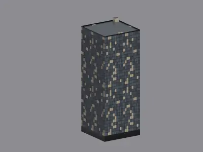 Skyscraper Low-poly 3D model
