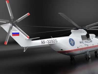  Russian EMERCOM Helicopter Mi-26 